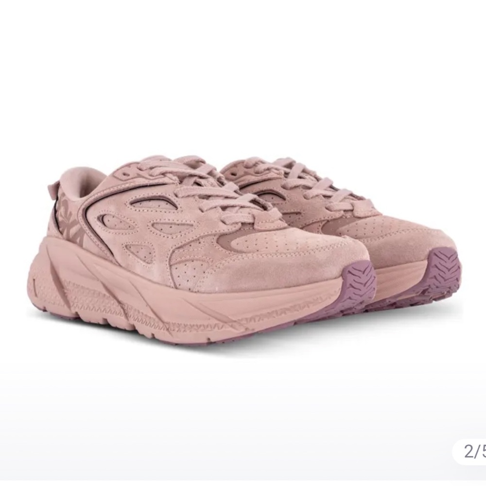 Hoka Clifton Suede Shoes